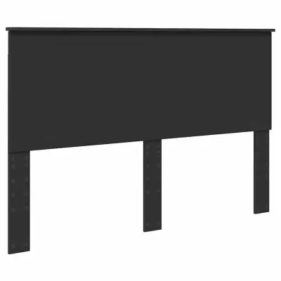 vidaXL Vzglavje z vzglavjem Črna Orehovina 150 cm Konstruiran les