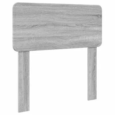 vidaXL Vzglavje z vzglavjem Siva Sonoma 75 cm Konstruiran les