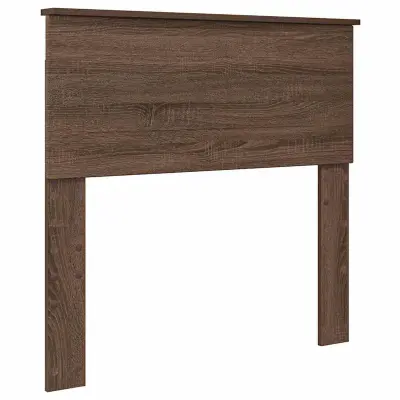 vidaXL Vzglavje z vzglavjem Rjav hrast 75 cm Konstruiran les