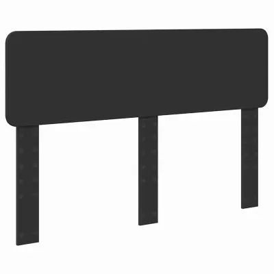 vidaXL Vzglavje z vzglavjem Črna Orehovina 150 cm Konstruiran les