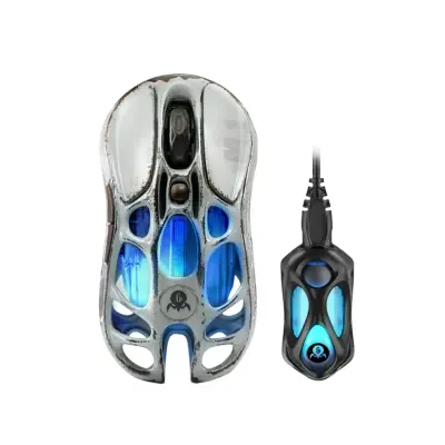 GravaStar Mercury M1 Pro / Brezžična Igralna Miška / Battle Worn Edition-Silver Mist