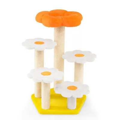 Praskalnik za mačke s cvetličnim motivom Mačja postelja