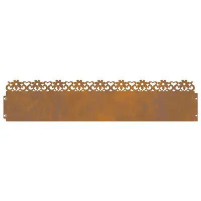 vidaXL Robniki za trato 20 pcs Rjav 103 x 0,05 x 22 cm