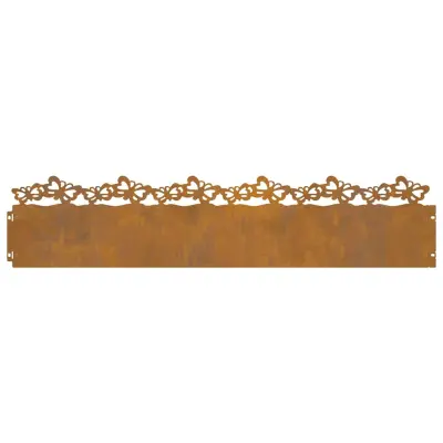 vidaXL Robniki za trato 30 pcs Rjav 103 x 0,05 x 22 cm