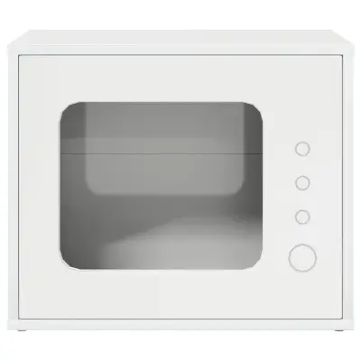 vidaXL Mačja hiša Svetlo Belo 51 x 30 x 42 cm Konstruiran les