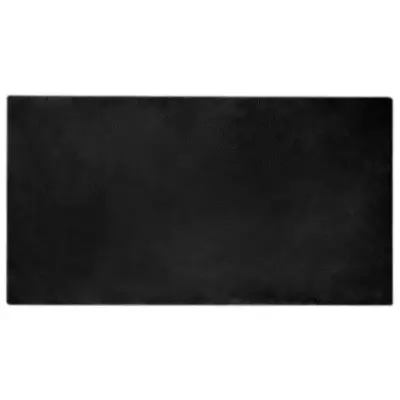 vidaXL Umetno zajčje preproga Olite Črna 80 x 150 cm Poliester