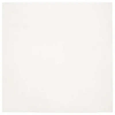 vidaXL Umetno zajčje preproga Olite krema 120 x 120 cm Poliester