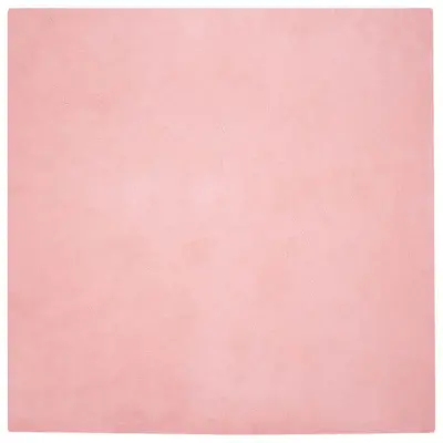 vidaXL Umetno zajčje preproga Olite Roza 160 x 160 cm Poliester