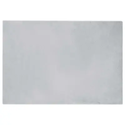 vidaXL Umetno zajčje preproga Olite Siva 140 x 200 cm Poliester