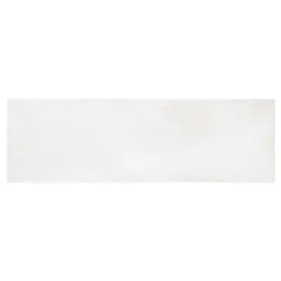 vidaXL Umetno zajčje preproga Olite Bela 80 x 250 cm Poliester