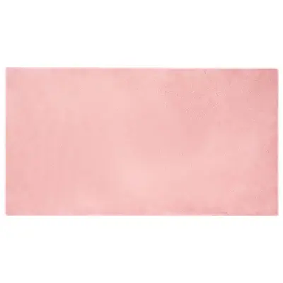 vidaXL Umetno zajčje preproga Olite Roza 60 x 110 cm Poliester