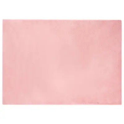 vidaXL Umetno zajčje preproga Olite Roza 200 x 280 cm Poliester