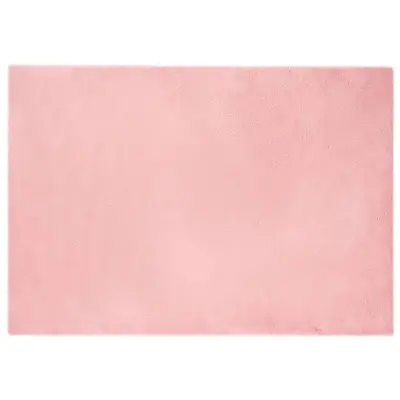 vidaXL Umetno zajčje preproga Olite Roza 160 x 230 cm Poliester