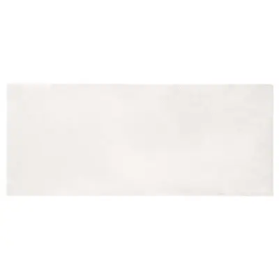 vidaXL Umetno zajčje preproga Olite Bela 80 x 200 cm Poliester