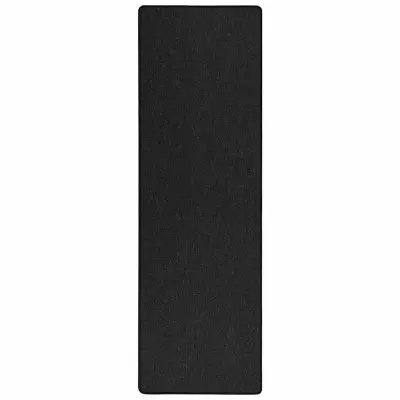 vidaXL Preproga za tek Antracit 80 x 500 cm 100% polipropilen