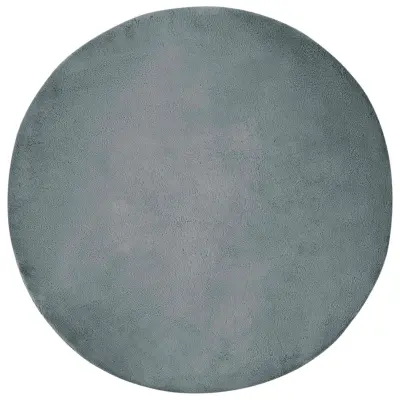 vidaXL Umetno zajčje preproga Olite Antracit Ø 80 cm Poliester