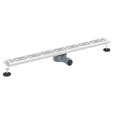 vidaXL 362-stopinjski odtočni pokrov z vodilnim dizajnom srebrna 90 cm