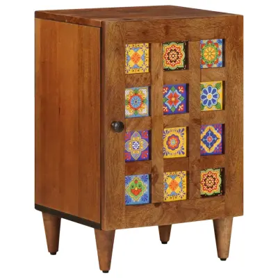 vidaXL Kopalniška omarica s shranjevanjem Oreh 38 x 33,5 x 58 cm