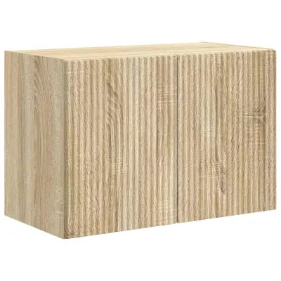 vidaXL TV stenska omara Sonoma hrast 59,5 x 31 x 40 cm Konstruiran les