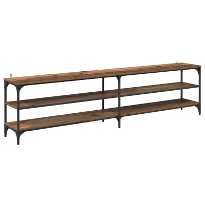 vidaXL TV omarica Star les 200 x 30 x 50 cm Inženirski les in železo