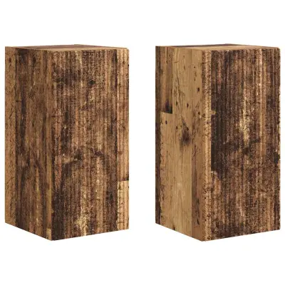 vidaXL TV stenska omara 2 pcs Star les 30 x 31 x 60 cm Konstruiran les