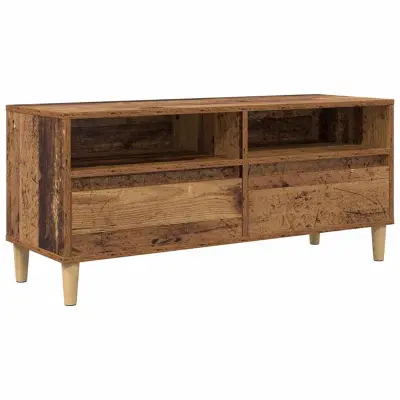 vidaXL TV omarica Star les 100 x 34,5 x 44,5 cm Konstruiran les