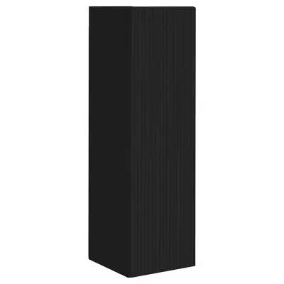 vidaXL TV stenska omara Črna 30 x 31 x 100 cm Konstruiran les