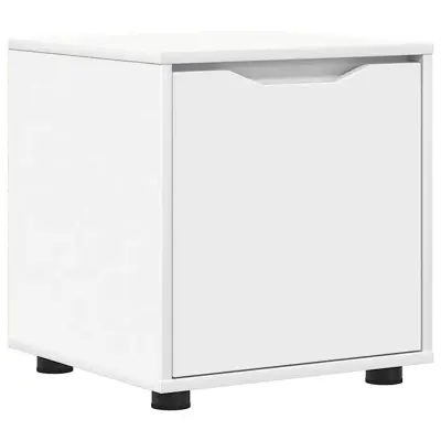 vidaXL Kopalniška omarica Bela 40,5 x 40 x 44 cm Konstruiran les