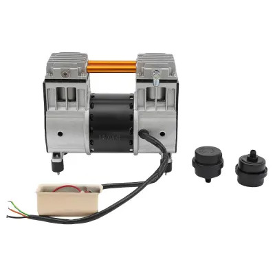 Kompressor za zrak, 980W motor iz čistega bakra, delovanje z nizko hrupnostjo -Srebrna