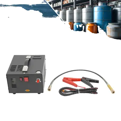 12V Prenosni PCP Zračni Kompresor, Visok Tlak 30MPa, Lahka in Enostavna Uporaba -12V -EU