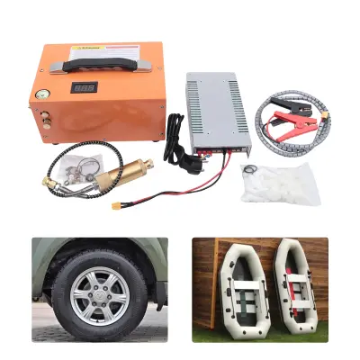 300W Električna Zračna Črpalka Kompresor, 30MPa Tlak, Hitra Inflacija -Kablovski električni