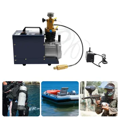 Visokotlačni zračni kompresor, 1800W motor iz bakrene žice, tlak 0-30Mpa, učinkovit sistem hlajenja