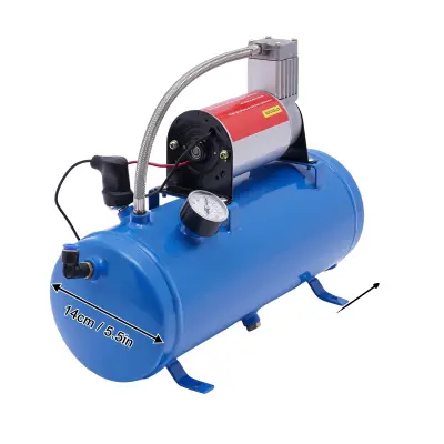 Kompresor za zrak, 100 PSI, kompaktna zasnova -Modrá