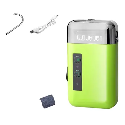 Prenosna zračna črpalka, USB polnjenje, samodejno induktivno črpanje -Zelená