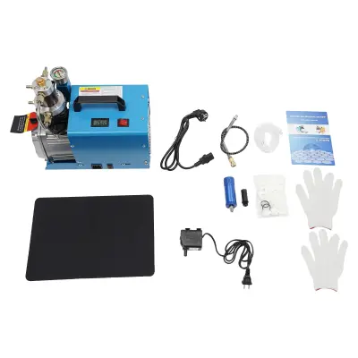 Električna zračna črpalka, 1800W moč, 30Mpa tlak -Modrá