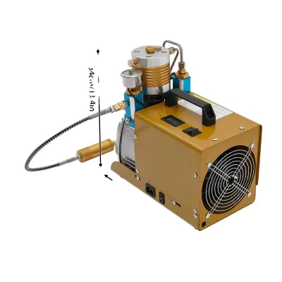 Visokotlačna zračna črpalka, 1.8KW moč, nastavljiv tlak 5-30MPA, največji volumen napihovanja 100L/26.42gal/min -220V -EU