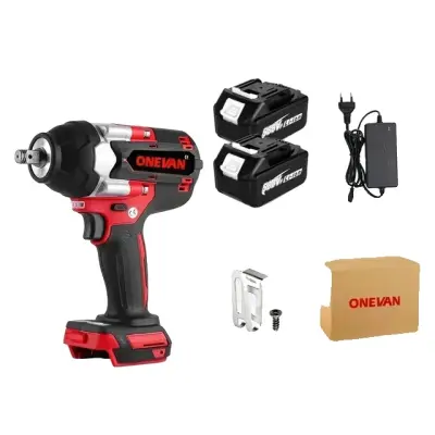 Električni udarni ključ, 1800 Nm navora, brezkrtačni dizajn -2 Baterija EU Vtič A