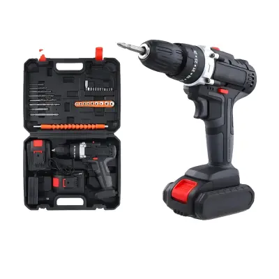 Udarna vrtalna kladiva, brezžična zasnova, polnilna litij-ionska baterija, visok navor, lahka, vsestranski dodatki