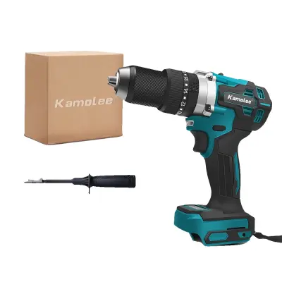 Brezžični vrtalnik, visok navor, brezkrtačni motor -Brez baterijskega kartona -EU