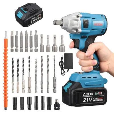 Električni ključ, brezkrtačni motor, 21V baterija -EU