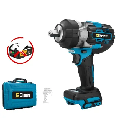 Električni ključ, 2800 N·m navor, združljiv z 18V baterijami -0 Baterija Plastična Škatla