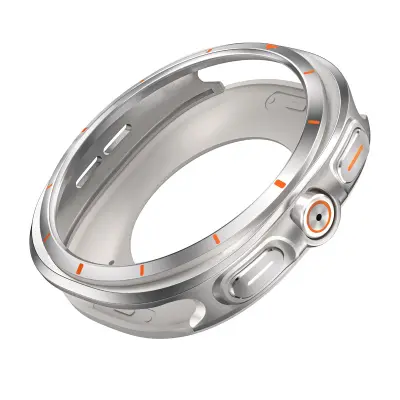 Zlitina cinka Zaščitno ohišje Združljivo s Samsung Galaxy Watch 8 (40 mm) Titanium