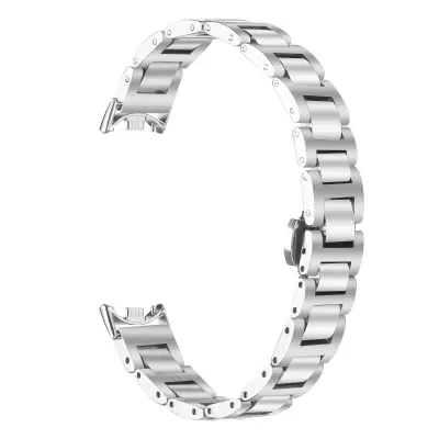 Eleganten pašček iz nerjavečega jekla, združljiv z Xiaomi Band 8/9/10 - Blue Balloon Silver