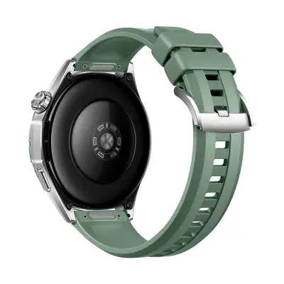 Združljiv s Huawei GT6 (22 mm) silikonski nadomestni pas - stil gumba Green