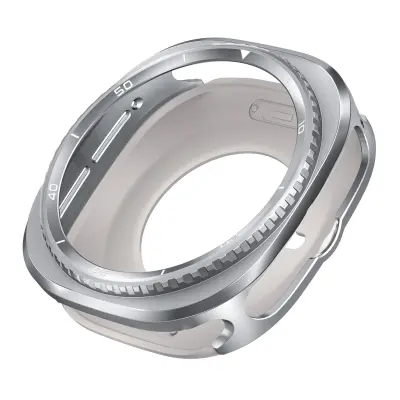 47mm Kovinsko Zaščitno Ohišje za Samsung Galaxy Watch Ultra 7/8C Silver