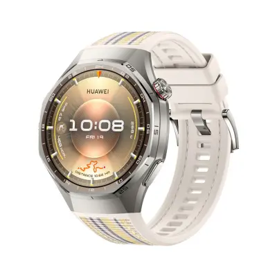 Združljiv s Huawei GT6 Pro 46 mm silikonski pašček za uro - Slog gumba Starlight