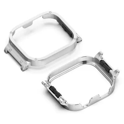 Kompatibilno ohišje iz nerjavečega jekla za Redmi Watch 6 (20 mm notranji premer) Silver