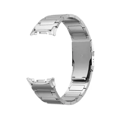 Združljiv s Samsung Watch 8/8 Classic Titanium Metal Strap z dvojno ključavnico Silver