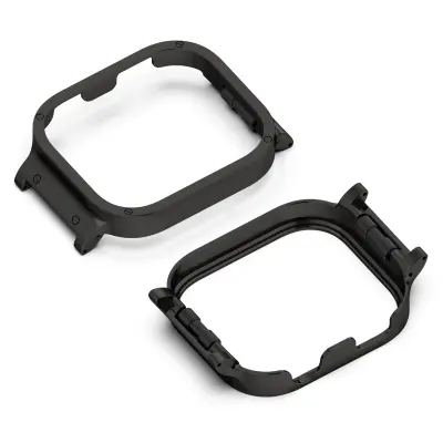 Kompatibilno ohišje iz nerjavečega jekla za Redmi Watch 6 (20 mm notranji premer) Black