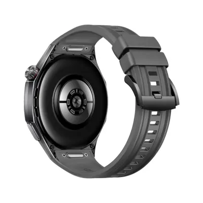 Združljiv s Huawei GT6 Pro 46 mm silikonski pašček za uro - stil gumba Grey